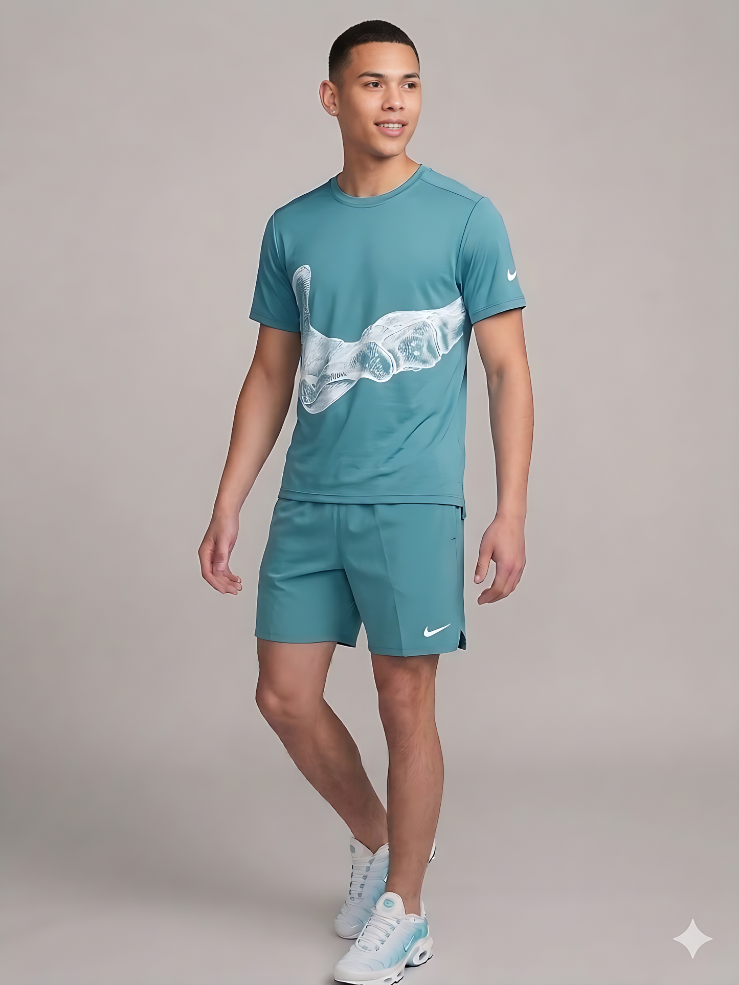 Ensemble Nike Squelette Turquoise
