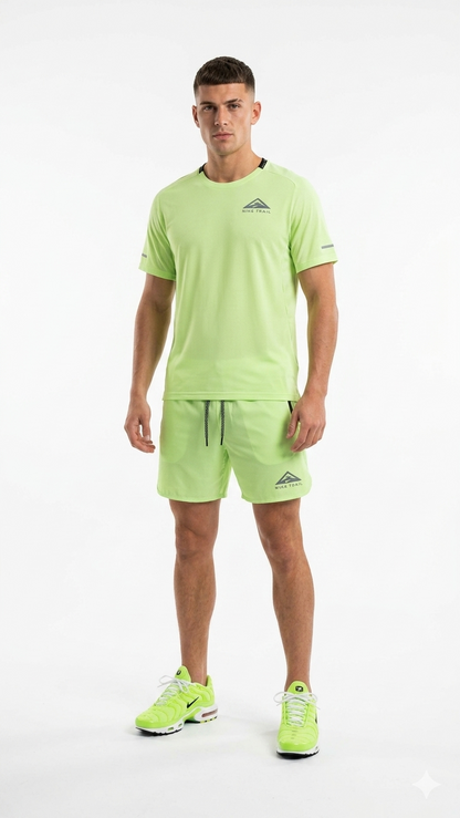 Ensemble Nike Trail Fluo Lime