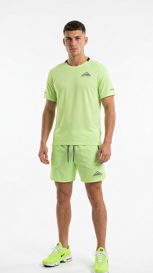 Ensemble Nike Trail Fluo Lime