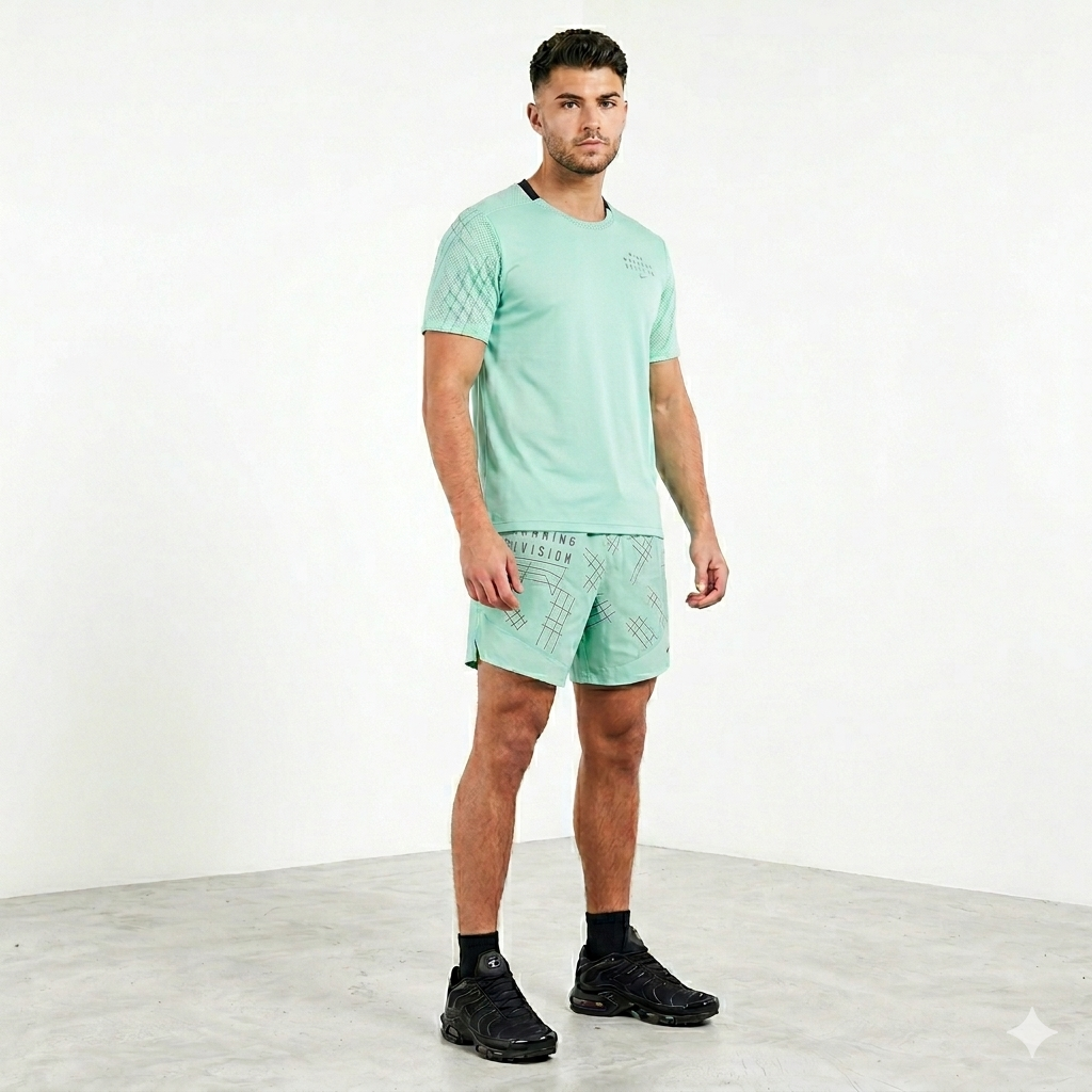 Ensemble Nike Rise 365 Vert Lime