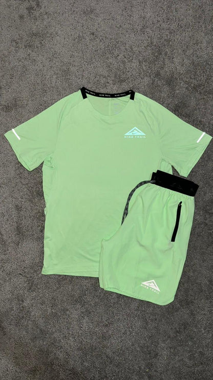 Ensemble Nike Trail Fluo Lime