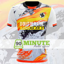 Maillot Jul D'or et de platine orange